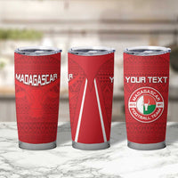 Custom Madagascar Football Tumbler Cup Go Barea Go