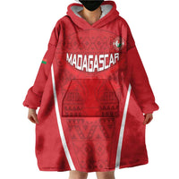 Custom Madagascar Football Wearable Blanket Hoodie Go Barea Go