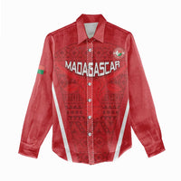Custom Madagascar Football Women Casual Shirt Go Barea Go