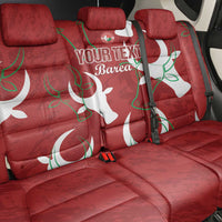 Custom Madagascar Football Back Car Seat Cover Alefa Barea