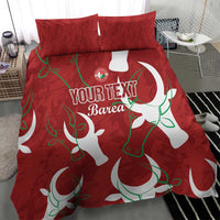 Custom Madagascar Football Bedding Set Alefa Barea