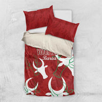 Custom Madagascar Football Bedding Set Alefa Barea