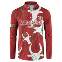 Custom Madagascar Football Button Sweatshirt Alefa Barea