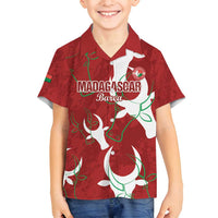 Custom Madagascar Football Family Matching Puletasi and Hawaiian Shirt Alefa Barea