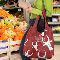 Custom Madagascar Football Grocery Bag Alefa Barea