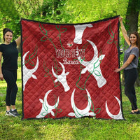 Custom Madagascar Football Quilt Alefa Barea