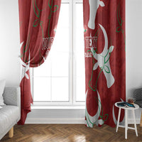 Custom Madagascar Football Window Curtain Alefa Barea