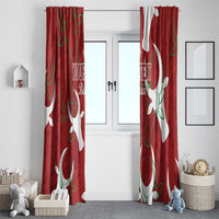 Custom Madagascar Football Window Curtain Alefa Barea