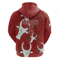 Custom Madagascar Football Zip Hoodie Alefa Barea