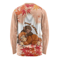 Cute Punch Monkey Long Sleeve Shirt Small But Bravo