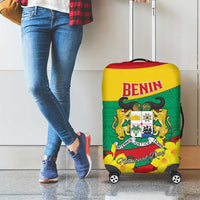 Benin National Day Luggage Cover Coat Of Arms Yellow Allamanda