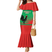 Personalised UNITA Angola Family Matching Mermaid Dress and Hawaiian Shirt Party Flag Style