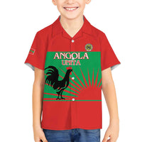 Personalised UNITA Angola Family Matching Off Shoulder Maxi Dress and Hawaiian Shirt Party Flag Style