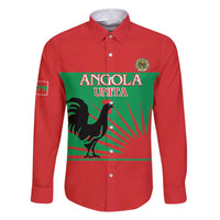 Personalised UNITA Angola Family Matching Short Sleeve Bodycon Dress and Hawaiian Shirt Party Flag Style