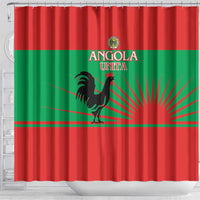 UNITA Angola Shower Curtain Party Flag Style