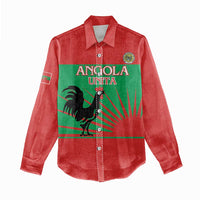 Personalised UNITA Angola Women Casual Shirt Party Flag Style