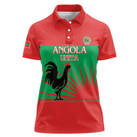Personalised UNITA Angola Women Polo Shirt Party Flag Style