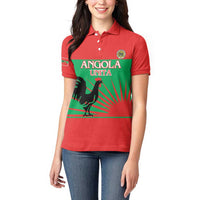 Personalised UNITA Angola Women Polo Shirt Party Flag Style