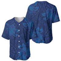 Hibiscus Mix ShweShwe African Pattern Baseball Jersey - Wonder Print Shop