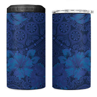 Hibiscus Mix ShweShwe African Pattern 4 in 1 Can Cooler Tumbler - Wonder Print Shop