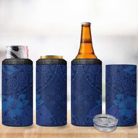 Hibiscus Mix ShweShwe African Pattern 4 in 1 Can Cooler Tumbler - Wonder Print Shop