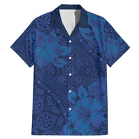 Hibiscus Mix ShweShwe African Pattern Family Matching Mermaid Dress and Hawaiian Shirt - Wonder Print Shop