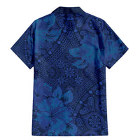 Hibiscus Mix ShweShwe African Pattern Family Matching Mermaid Dress and Hawaiian Shirt - Wonder Print Shop