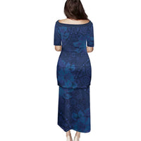 Hibiscus Mix ShweShwe African Pattern Family Matching Puletasi and Hawaiian Shirt - Wonder Print Shop