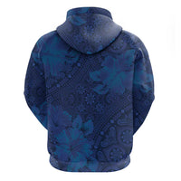 Hibiscus Mix ShweShwe African Pattern Hoodie - Wonder Print Shop
