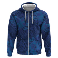 Hibiscus Mix ShweShwe African Pattern Hoodie - Wonder Print Shop