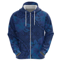 Hibiscus Mix ShweShwe African Pattern Hoodie - Wonder Print Shop