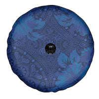 Hibiscus Mix ShweShwe African Pattern Spare Tire Cover - Wonder Print Shop