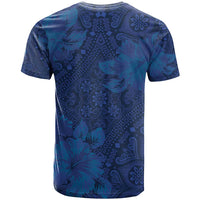 Hibiscus Mix ShweShwe African Pattern T Shirt - Wonder Print Shop