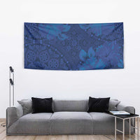 Hibiscus Mix ShweShwe African Pattern Tapestry - Wonder Print Shop