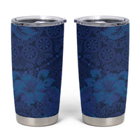 Hibiscus Mix ShweShwe African Pattern Tumbler Cup - Wonder Print Shop
