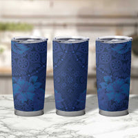 Hibiscus Mix ShweShwe African Pattern Tumbler Cup - Wonder Print Shop