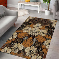 Hibiscus Mix African Pattern Area Rug - Wonder Print Shop