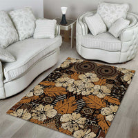 Hibiscus Mix African Pattern Area Rug - Wonder Print Shop