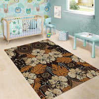 Hibiscus Mix African Pattern Area Rug - Wonder Print Shop