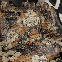Hibiscus Mix African Pattern Back Car Seat Cover - Wonder Print Shop