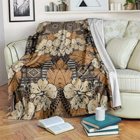 Hibiscus Mix African Pattern Blanket - Wonder Print Shop