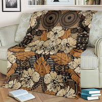 Hibiscus Mix African Pattern Blanket - Wonder Print Shop