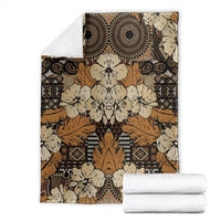 Hibiscus Mix African Pattern Blanket - Wonder Print Shop