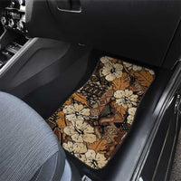 Hibiscus Mix African Pattern Car Mats - Wonder Print Shop