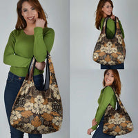 Hibiscus Mix African Pattern Grocery Bag - Wonder Print Shop