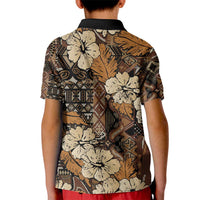 Hibiscus Mix African Pattern Kid Polo Shirt - Wonder Print Shop