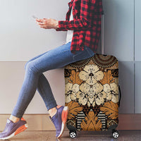 Hibiscus Mix African Pattern Luggage Cover - Wonder Print Shop