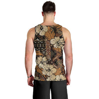 Hibiscus Mix African Pattern Men Tank Top - Wonder Print Shop