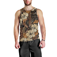 Hibiscus Mix African Pattern Men Tank Top - Wonder Print Shop