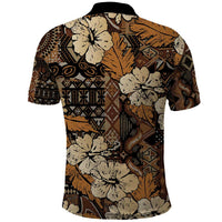 Hibiscus Mix African Pattern Polo Shirt - Wonder Print Shop